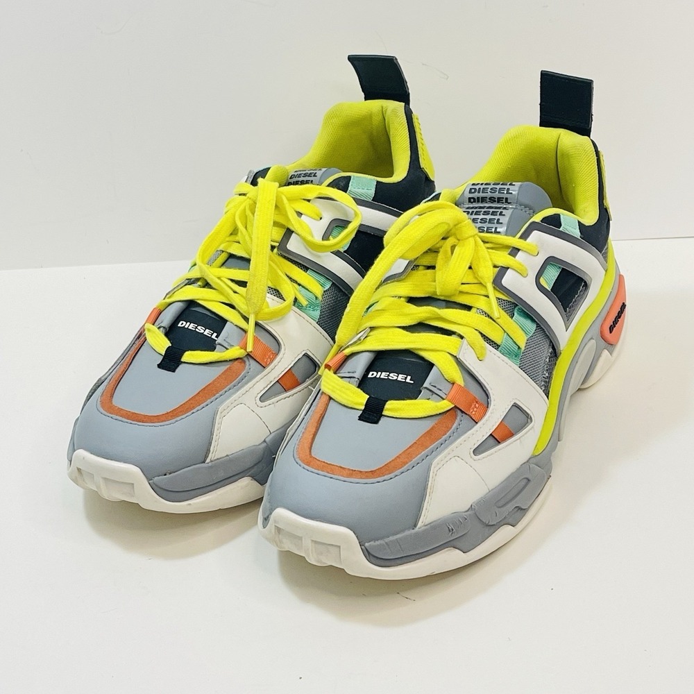 Diesel S-Kipper Low Trek II Volt Grey Y02352-P3400-H8157 Mens Size 12 NO INSOLES
